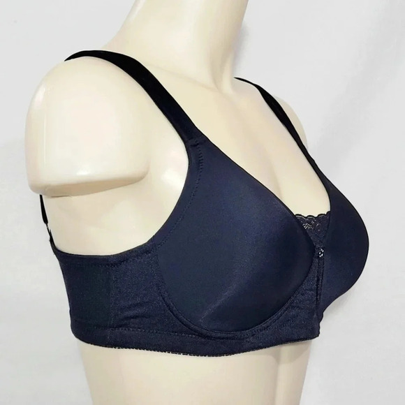 Jodee‎ 811 Surgical Soft & Smooth Mastectomy Molded Cup Wire Free Bra 34A Black - Picture 2 of 3
